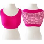 Air Mesh Seamless Sports Bra | tube Bra | Breathable Wireless Racerback Bra – Available in 7 Colors - Image 5