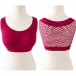 Air Mesh Seamless Sports Bra | tube Bra | Breathable Wireless Racerback Bra – Available in 7 Colors - Image 6