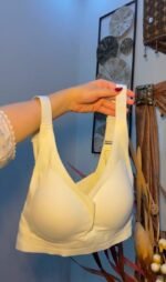 Belle Rêve Cream Full Coverage Non-Wired Comfort Bra | Soft Everyday Bra with Wide Adjustable Straps - Image 4