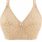 Lace Bra for Women Non Padded Wireless Full Coverage