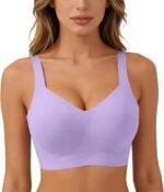 White Cream Seamless Comfort Bra | Imported Premium Quality Wireless Padded Bra with Mesh Panel - Image 2